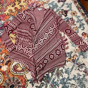 Freshman Forever drapefront open cardigan